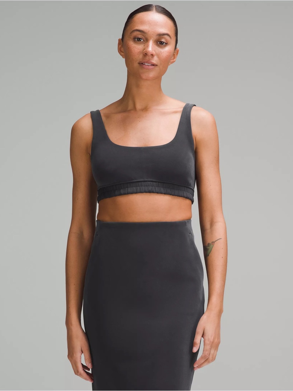 Lululemon Softstreme Scoop-Neck Bra B/C Black Size 8 Like New